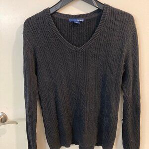 Cable-knit sweater